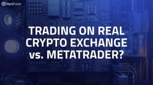 Trading on real crypto exchange vs metatrader