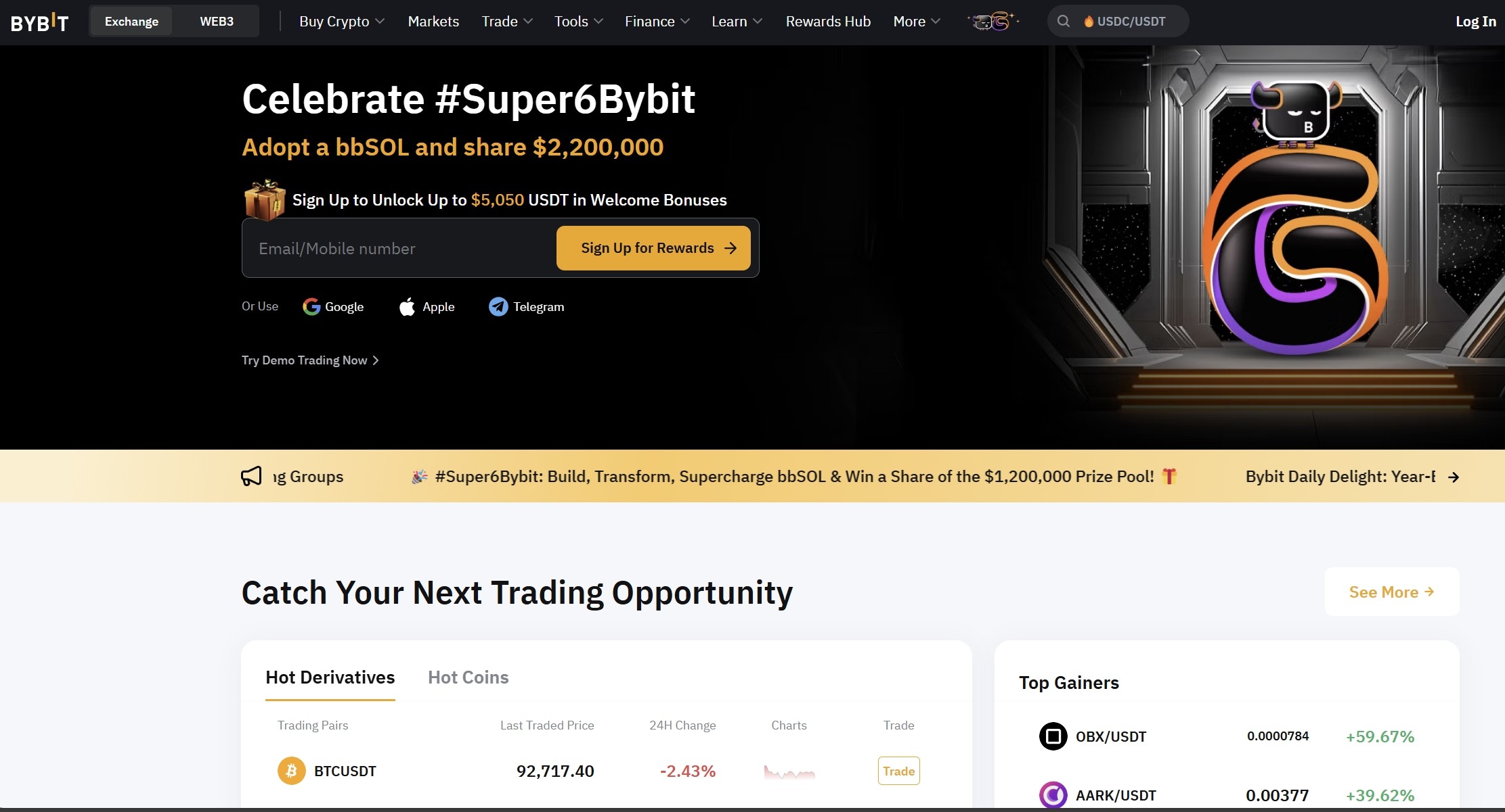 Bybit crypto exchanges for prop traders